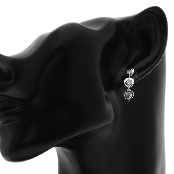 楽天市場】カルティエ ディアマン レジェ ハート ダイヤモンド ピアス  