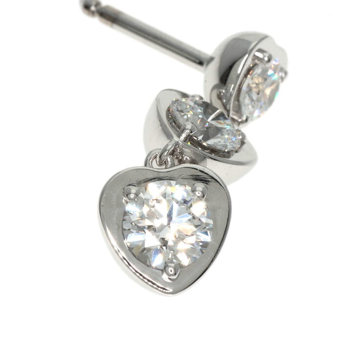 楽天市場】カルティエ ディアマン レジェ ハート ダイヤモンド ピアス  