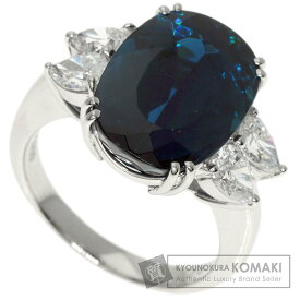 7.077ct トルマリン ダイヤモンド リング・指輪 プラチナPT900 10.5g レディース 【中古】