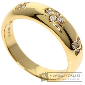 ミキモト ダイヤモンド リング・指輪 K18イエローゴールド レディース 【中古】【MIKIMOTO】
