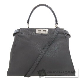 フェンディ ピーカブー セレリア 2WAY ハンドバッグ カーフ レディース 【中古】【FENDI】