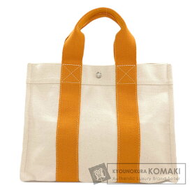 エルメス ボラボラPM シルバー金具 ハンドバッグ キャンバス レディース 【中古】【HERMES】