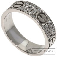 カルティエ ラブリング アフターダイヤモンド #55 リング・指輪 K18ホワイトゴールド レディース 【中古…