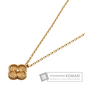 ヴァンクリーフ＆アーペル スウィート アルハンブラ ネックレス K18ピンクゴールド レディース 【中古】【Van Cleef & Arpels】