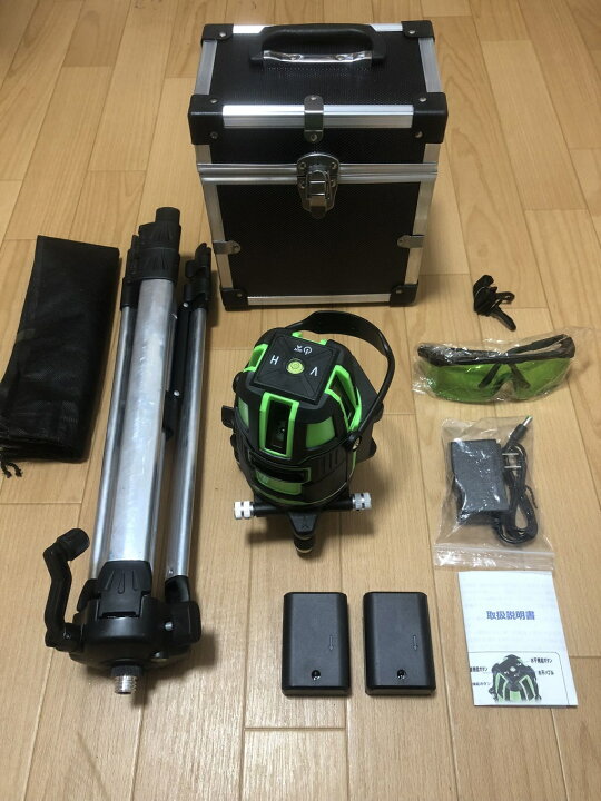 楽天市場】5ﾗｲﾝ6点 ｸﾞﾘｰﾝﾚｰｻﾞｰ墨出し器 墨出器 水平器 墨出し機 測定器 