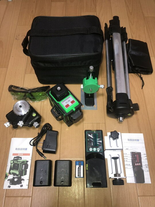 楽天市場】12ライン グリーン レーザー墨出し器/水平器/墨出器/測定器 