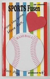 シノコマ スポーツ付箋 Stick Marker 野球 ベースボール F-3002 部活付箋 色紙 寄せ書き スティックマーカー