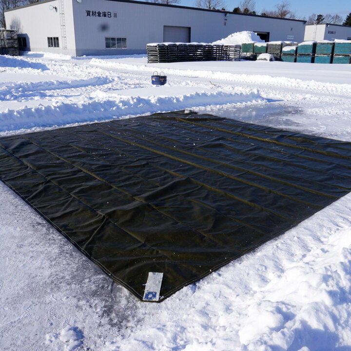 楽天市場】除雪シート 5.2m×5.2m 2枚セット 吊り強度1.5t 除雪 雪 