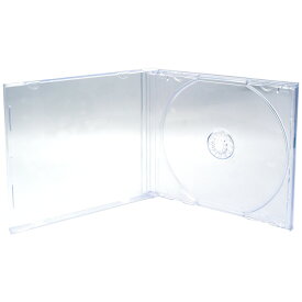 【50枚セットor100枚セット】CD/DVD ジュエルケース 透明 1枚収納 10mm TR-006