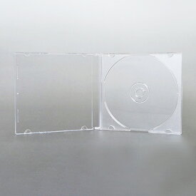 【100枚セットor200枚セット】CD/DVD ジュエルスリムケース 透明 1枚収納 5.2mm RETR-004