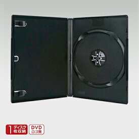 【50枚セットor100枚セット】DVD/CD/ブルーレイ トールケース 1枚収納 黒 14mm JH-001