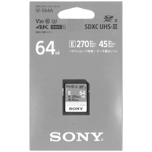 [1̔] SONY SF-E64A T UHS-II Class10 SDJ[h