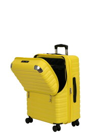 【安心のメーカー直販 | 1年間保証付】スーツケース 正規品 [ACTUS フリーズ Lサイズ] フロントオープン トップオープン キャリーケース キャリーバッグ TSAロック 拡張機能 ストッパー 容量 61〜72L 大型 大容量 軽量 軽い 静音 メンズ レディース ビジネス 出張 旅行