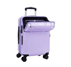 ＼ 楽天スーパーSALE ／【安心のメーカー直販 | 1年間保証付】機内持ち込みOK！ スーツケース 正規品 [TRAVELIST シエラ Sサイズ] フロントオープン キャリーケース ストッパー 拡張機能 容量 35-43L 軽量 軽い 静音 おしゃれ メンズ レディース 旅行