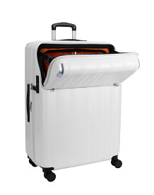 【1年間修理保証付き】スーツケース 正規品 [TRAVELIST レスト LLサイズ] フロントオープン トップオープン キャリーケース 大容量 大型 大きい ストッパー 拡張機能 止まる ブレーキ 国内 海外 メンズ レディース 出張 ビジネス 観光 旅行 帰省 軽量 軽い 静音 国内 海外