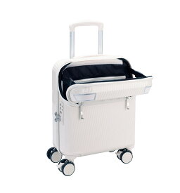 ＼SSサイズ新登場／【安心のメーカー直販 | 1年間保証付】スーツケース 正規品 [TRAVELIST アクセル SSサイズ Sサイズ Mサイズ] フロントオープン キャリーケース 機内持込 コインロッカー LCC ストッパー ドリンクホルダー メンズ レディース 拡張可能 軽量 軽い 静音 旅行