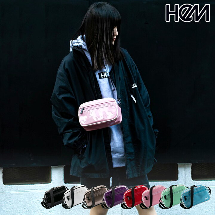 楽天市場】HeM 正規品 [エナ 横型 ミニショルダー] エナメル 