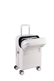 スーツケース トップオープン トラベリスト 正規品 [TRAVELIST ACCEL アクセル Sサイズ Mサイズ] キャリーケース フロントオープン 機内持ち込み 軽量 軽い 静音 1年間保証 ビジネス 出張 国内 修学旅行 TSAロック ドリンクホルダー 拡張機能 フットストッパー付き