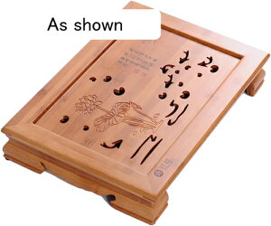 �r�������� �S���X�t�[�e�B�[�e�[�u���T�[�r���O�g���C40x28cm�|���e�[�u��kungfu�����e�B�[�{�[�h �������� (�F : As shown Size : 40x28x7.5cm)