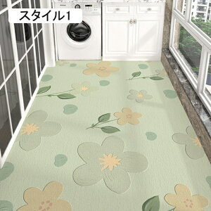 �L�b�`���}�b�g ���L 60*90cm �����` �k���� ���O �䏊 ���� �X�^�C��7 ����~�� ���� ���� �N�b�V���� �ᔽ�� �@���� �������ȒP PVC PU���U�[ �L�b�`���J�[�y�b�g �C���e���A�G