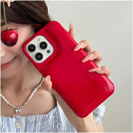 アーバンソフィスティケーション iPhone17Pro用ケース ソフトシリコン素材 パステルカラー 4色展開 アイフォン14 iPhone17/15 ProMax対応(赤，17 pro)