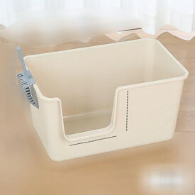 猫用トイレ本体 猫トイレ 密閉式 特大 長持ちする 一体成形 蓋付き ふた付き 耐久性 砂の飛び散りを軽減 臭わない 倒れにくい 多頭飼い対応 出入り便利 フレキシブルリッターボックス