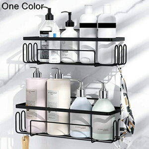 浴室用ラック 強力粘着固定 お風呂の壁に ステンレス シャワーラック 水切り 風呂場洗面所収納壁掛け棚 収納ラック 2段式