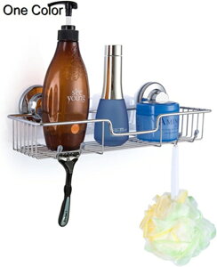 強力吸盤 浴室 ラック 収納 錆に強いステンレス バスラック ステンレス 収納ホルダー シャンプー トレイ ホルダー 棚 キッチン バス用品 お風呂 水切り 洗面所 お風呂 壁 ガラス タイル