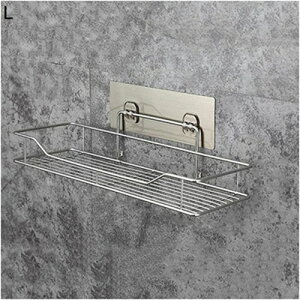 シャワーシェルフ ステンレス鋼のバスルームの収納バスルームの便器の壁掛けの収納ラック 入浴関連グッズ (Color : M)