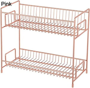 浴室用ラック キッチンラック ステンレス シャワーラック 水切り 洗面所ラック ホルダー テーブル 小物置き 多機能 小物収納 ラック 2段 15kg荷重 お風呂の壁に シャワーラック バスルームア