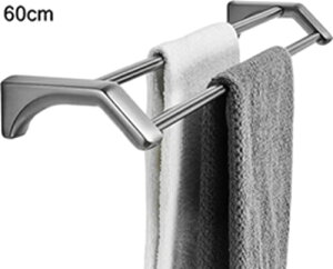 おしゃれ タオルハンド タオル掛けガー お洒落 丈夫 タオルかけ 洗面所 台所 お風呂 ねじ取付 タオルレールの壁に取り付けられた浴室タオルホルダー30cm 40cm 50cmタオルバー ステンレススチー