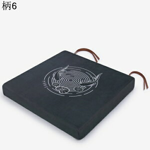 四季通用 ざぶとん シートクッション 座り心地いい 柔らかい 通気 抗菌防臭 洗える 椅子用 ひも付き 滑り止め 体圧分散 オフィス 和室 読書 喫茶店 ダイニングチェア用 北欧 総柄 座布団