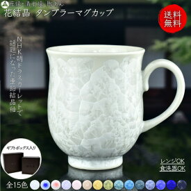 京焼 清水焼 陶あん 花結晶 ふくりんマグカップ 選べる全15色