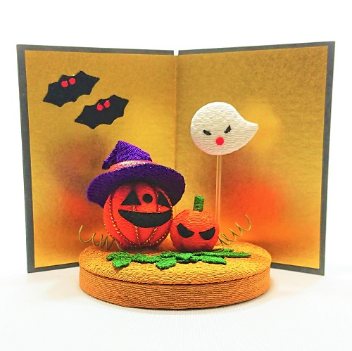 置物 コンパクト ちりめん 小さい 手作り 季節こよみ ハロウィン ハロウィン かぼちゃ 人形 飾り ミニ 可愛い 人気