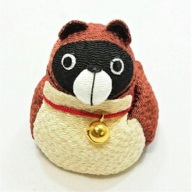 【ポイント10倍＆20％OFFクーポン】お手玉 たぬき 秋 人形 飾り ミニ 置き物 コンパクト ちりめん 小さい 手作り 飾り 人気 かわいい 和柄 和風 卓上 四季飾り 和室 玄関飾り おすすめ インテリア 家庭用 業務用 旅館 店舗 贈