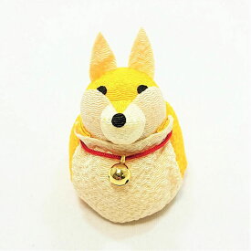 【ポイント10倍＆20％OFFクーポン】お手玉 きつね 秋 人形 飾り ミニ 置き物 コンパクト ちりめん 小さい 手作り 飾り 人気 かわいい 和柄 和風 卓上 四季飾り 和室 玄関飾り おすすめ インテリア 家庭用 業務用 旅館 店舗 贈