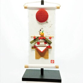 旬のつづり 鏡餅 / 紙すき 手作り コンパクトミニ 小さい 飾り 人気 タペストリー 置物 和風 和紙 ちりめん 縮緬 飾り 四季 春 夏 秋 冬 季節 壁掛け 掛軸 日本製 日本土産 日本 お土産 ミニタペストリー