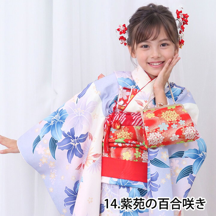 楽天市場】七五三 女の子 着物 7歳 ( 四つ身 着物 豪華15点 フルセット 