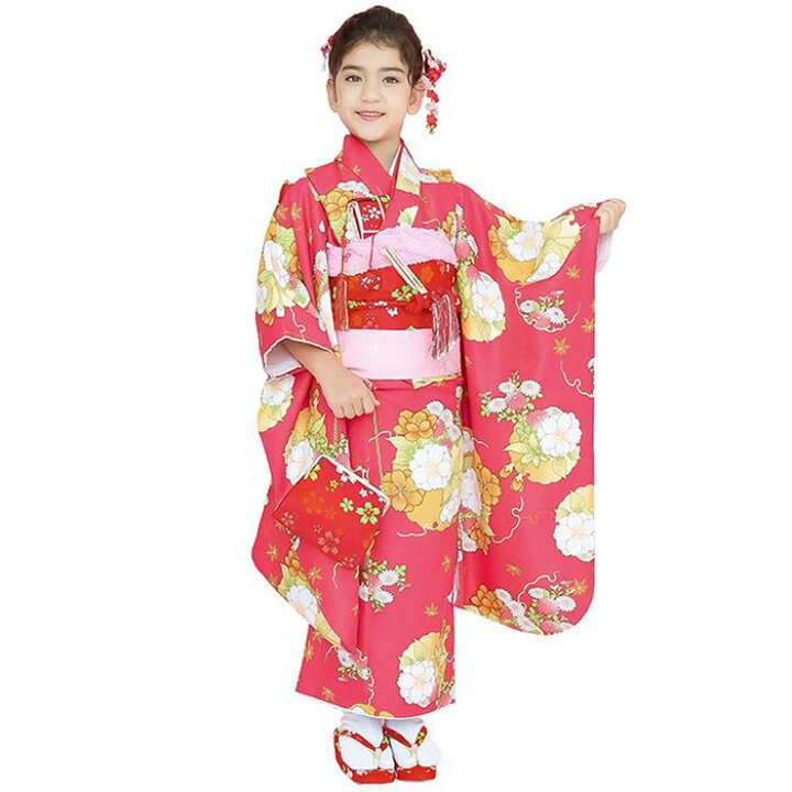 楽天市場】(四つ身着物15点セット B) 七五三 着物 7歳 フルセット 購入 