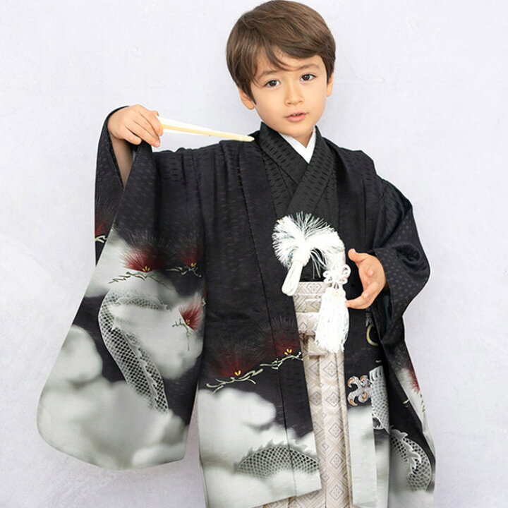 楽天市場】七五三 着物 男の子 5歳 フルセット 袴 購入 販売 鷹兜松 