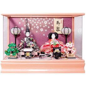 【在庫一掃セール在庫限り】　( 雛人形 御駕篭 / 御所車 A) ケース飾り コンパクト おしゃれ ひな人形 可愛い ケース 親王飾り 小さい ひなまつり ひな祭り 雛祭り 人形 飾り(hm)