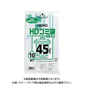 シモジマ HDゴミ袋半透明45L016 10枚 6603801