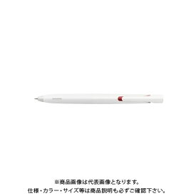 ゼブラ ボールペン ブレン 白/赤 0.5 BAS88-R