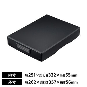 リヒトラブ Roomy デスクトレー A4ワイド ブラック A-793-24