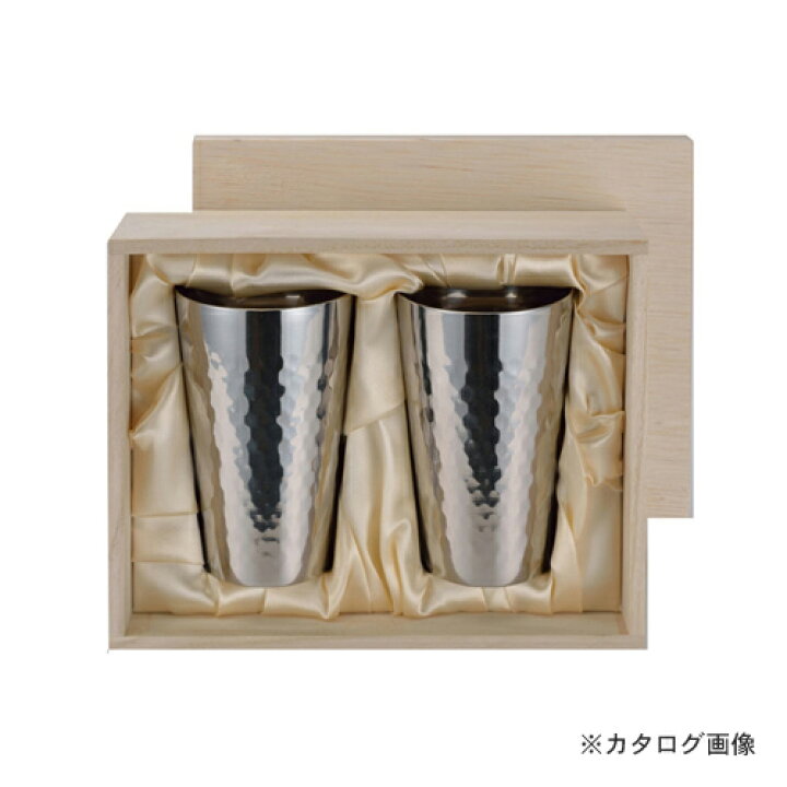 チタン2重カップ1PC 木箱入り | 新潟県燕市の職人の手によって磨き上げたチタン製カップ - asahi-spoon 食楽工房 TitaniumCup チタン2重カップ 2PCセット TW-2