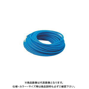 カクダイ サヤ管つき架橋ポリエチレン管(青) 50m 672-132-50B
