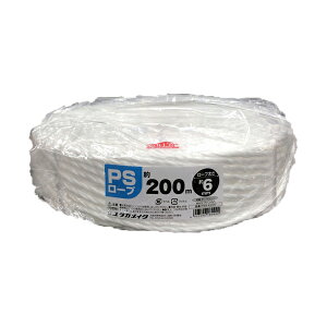 ���^�J���C�N PS���[�v�努 ���a6mm×����200m �z���C�g PS6-K200