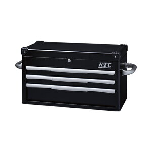 【送料別途】【直送品】KTC トップチェスト(3段3引出し) ブラック EKR-1003BK