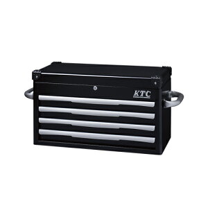 【送料別途】【直送品】KTC トップチェスト(4段4引出し) ブラック EKR-1004BK
