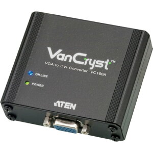 ATEN �r�f�I�ϊ��� VGA to DVI�^�C�v VC160A